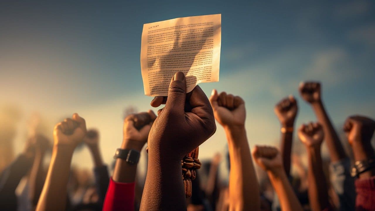 photologuephotos2025-02universal-declaration-human-rights-document-with-diverse-hands-holding-it-up-against-bright-sky_1jpg