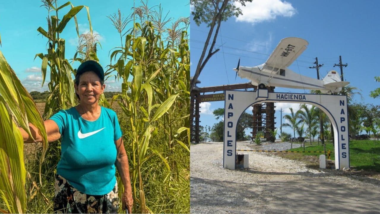 Entrega de tierras de la Hacienda Nápoles