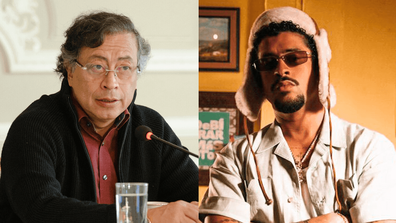 Gustavo Petro y Bad Bunny