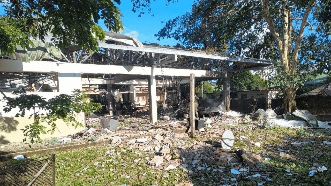 Ataque con explosivos Puerto Jordán 20253