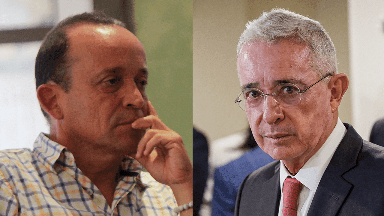 Santiago Uribe y Álvaro Uribe