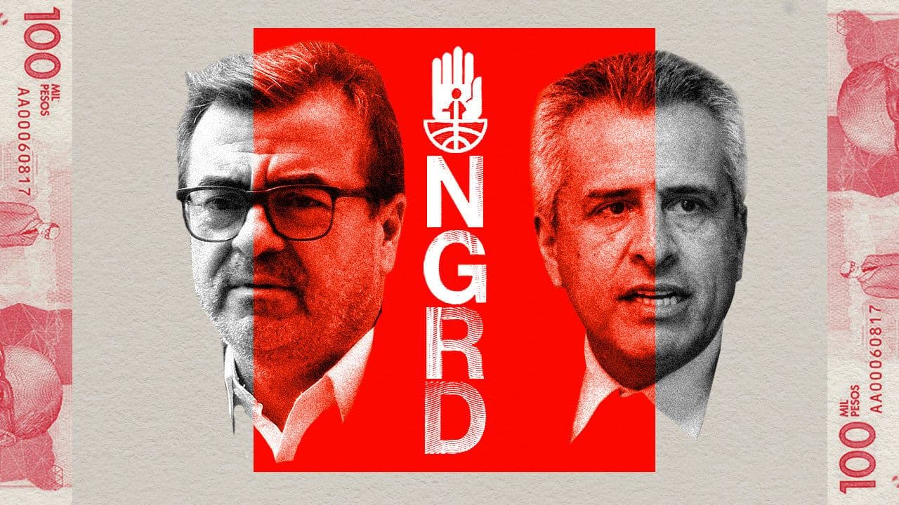 Olmedo López y Luis Fernando Velasco