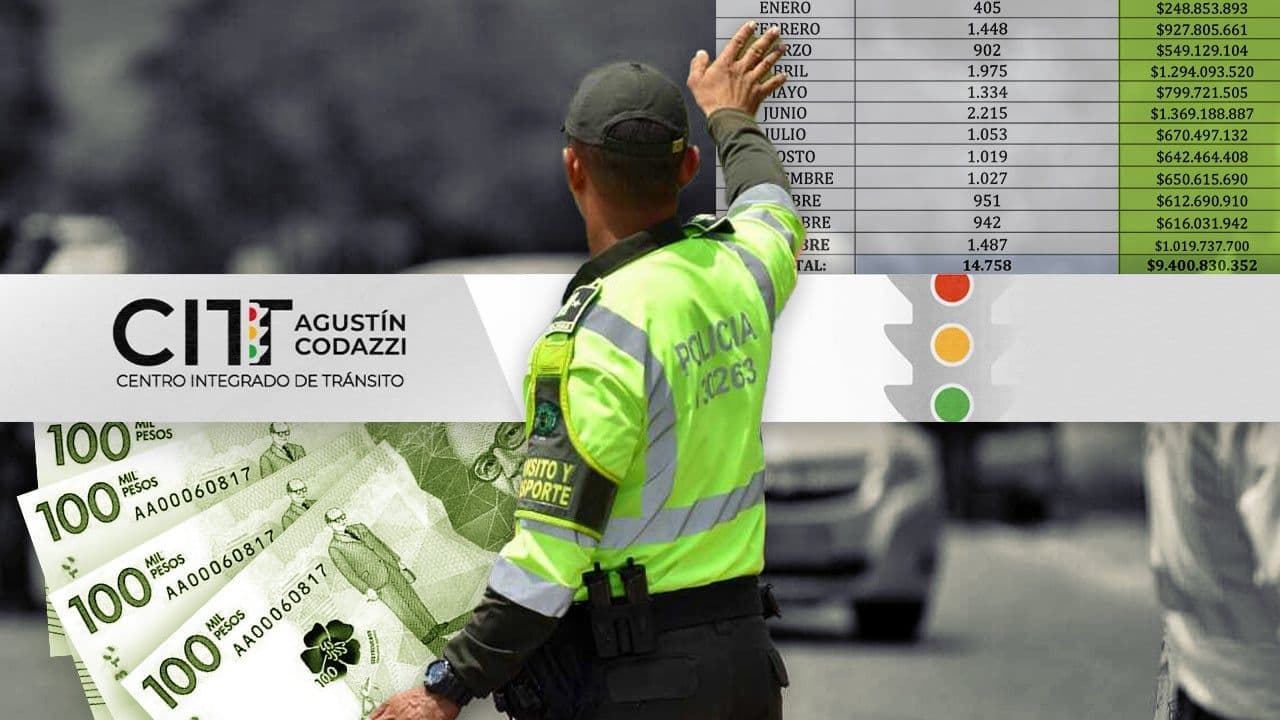 Denuncia por irregularidades con comparendos de tránsito en Codazzi, Cesar. Composición Kim Vega,