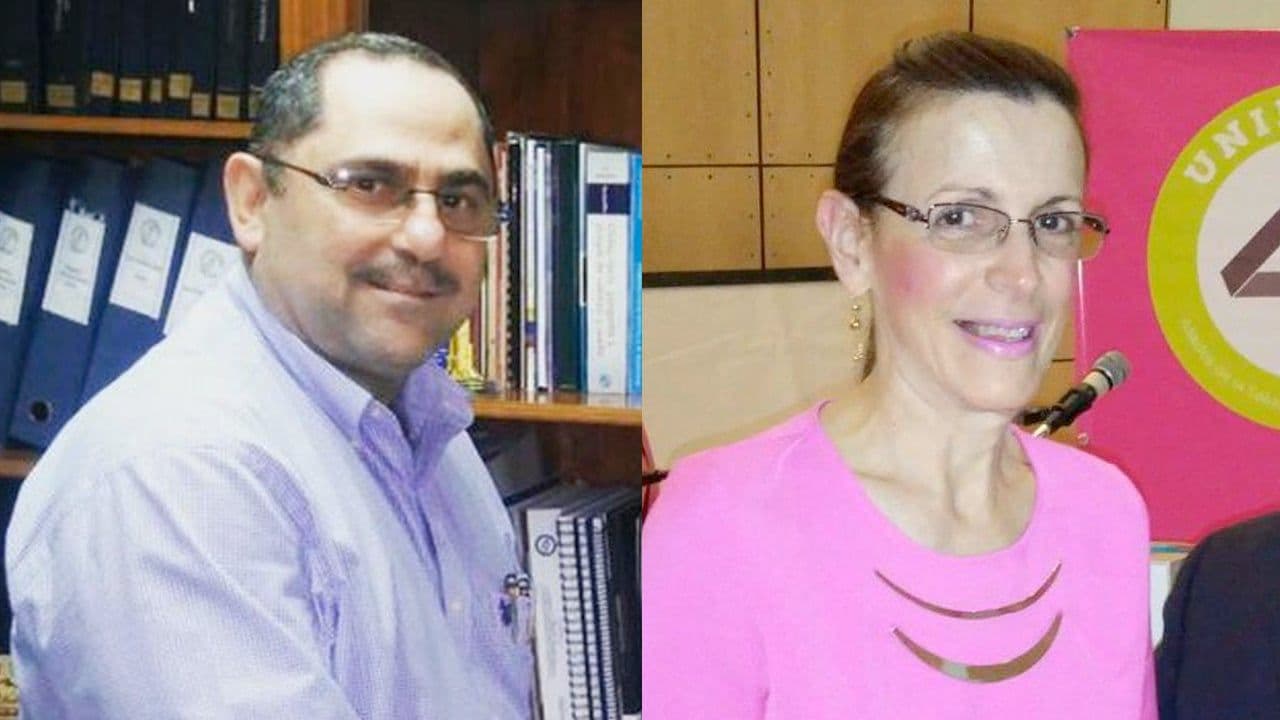 Carlos Jaller e Ivonne Acosta