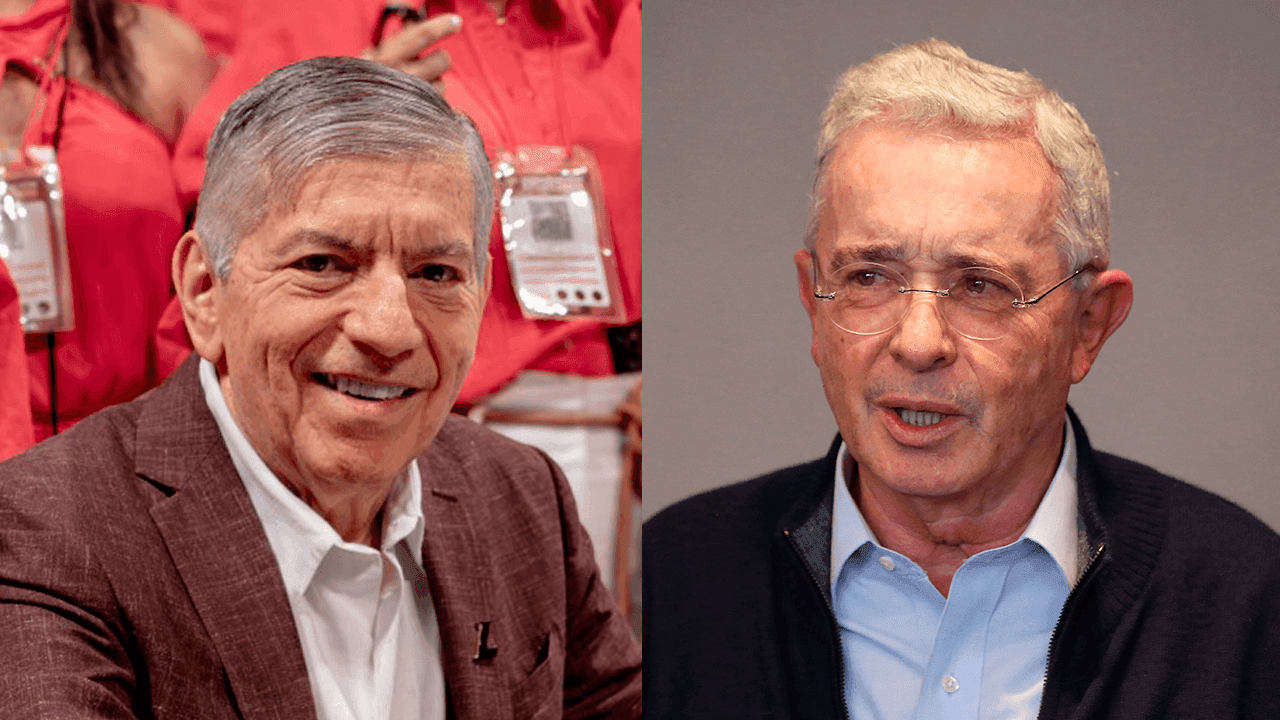 César Gaviria y Álvaro Uribe