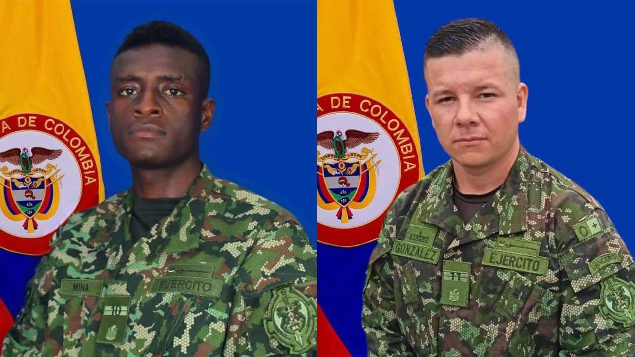 Ángel González Garcés y Édgar Mina Carabalí