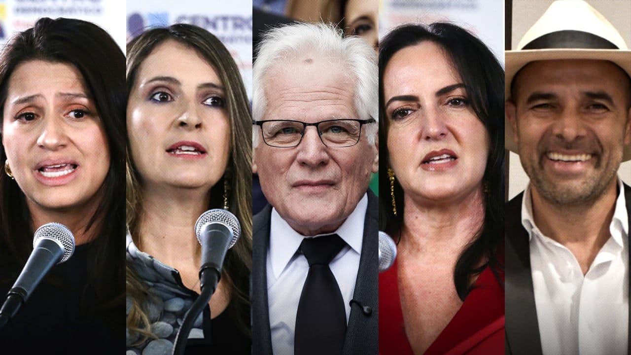 Miguel Uribe, Paola Holguín, Paloma Valencia, María Fernanda Cabal, Andrés Guerra. Miguel Uribe, Paola Holguín, Paloma Valencia, María Fernanda Cabal, Andrés Guerra.