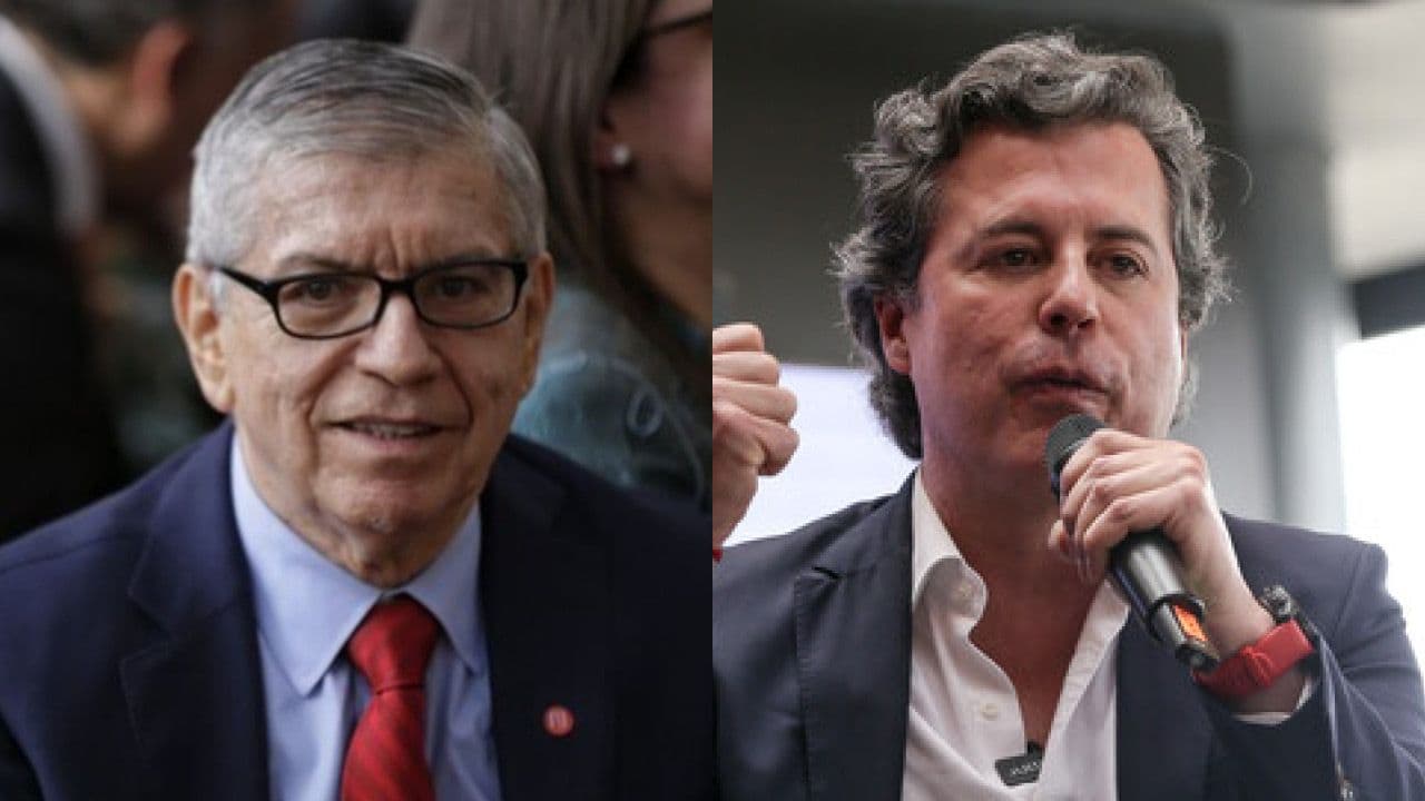 César Gaviria y Juan Manuel Galán