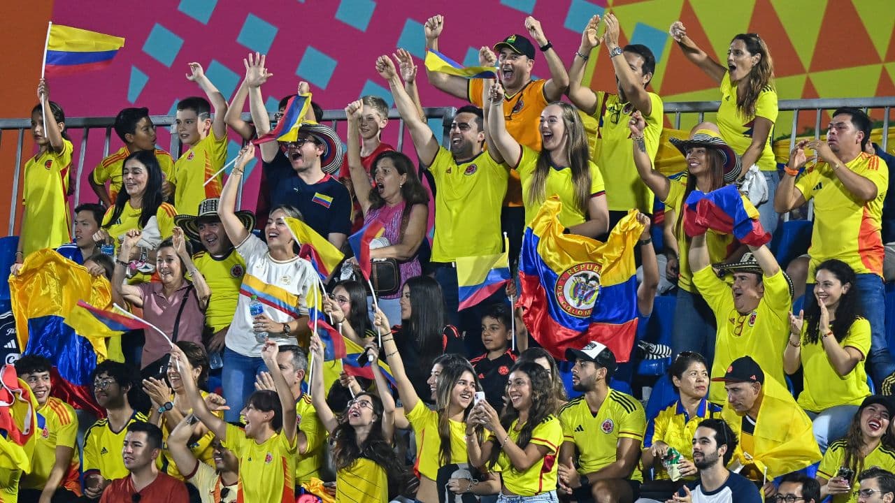 Hinchas colombianos Hinchas colombianos