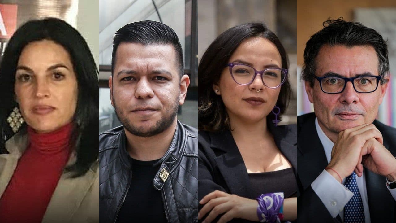 Sofía Gaviria, JotaPe Hernández, Jennifer Pedraza y Alejandro Gaviria.