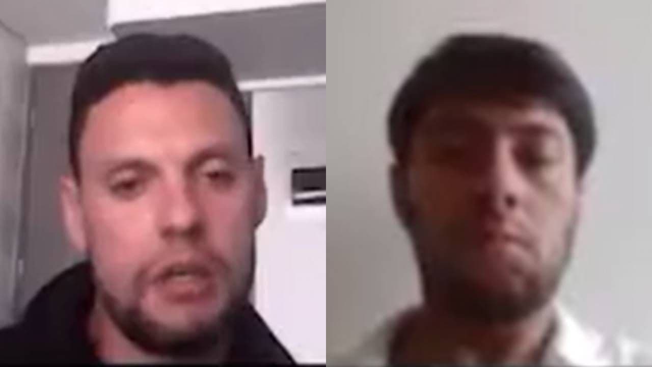 Juan Fernando Barona a la izquierda y William Nicolás Vergara Vargas a la derecha.