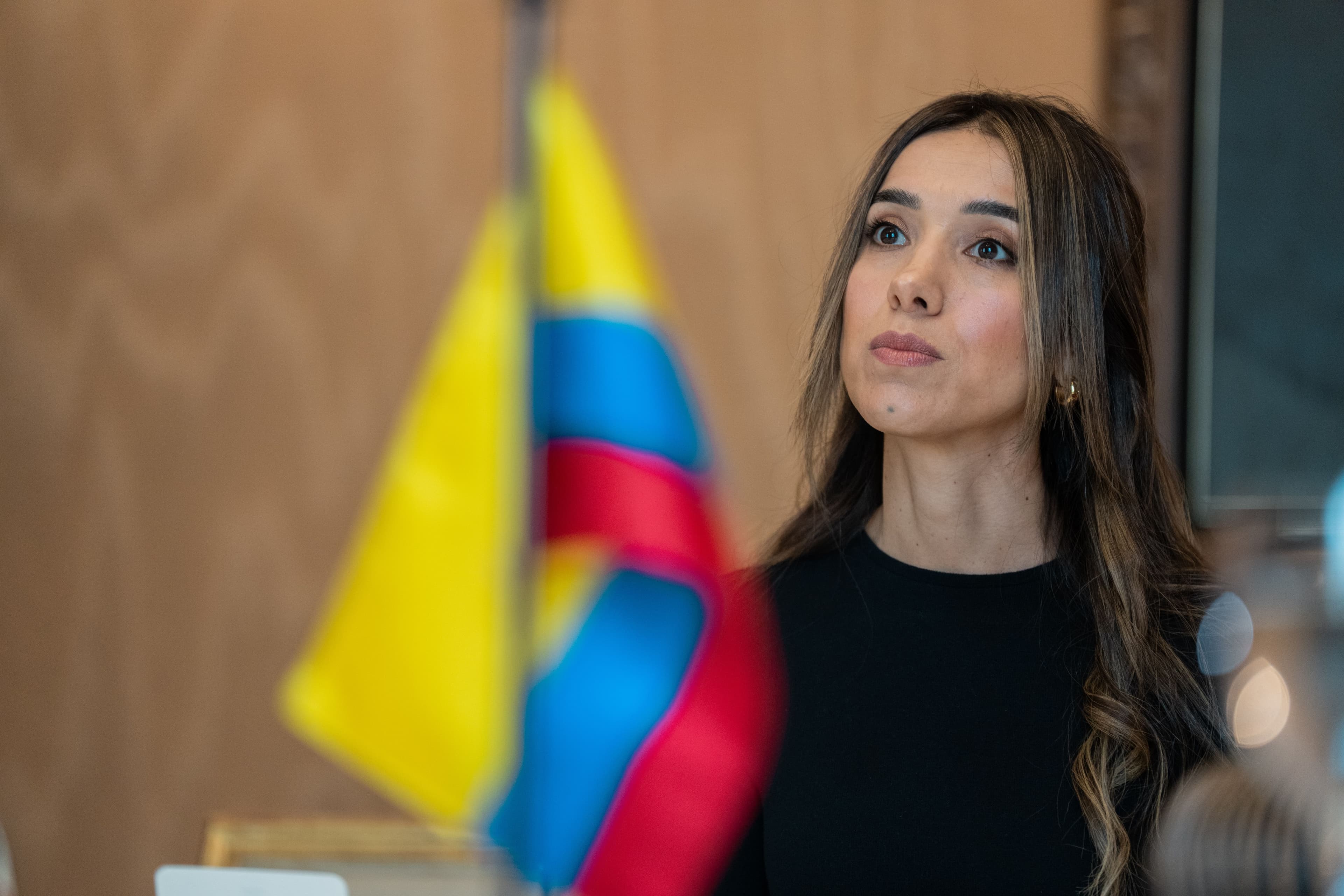Nadia Murad en Colombia