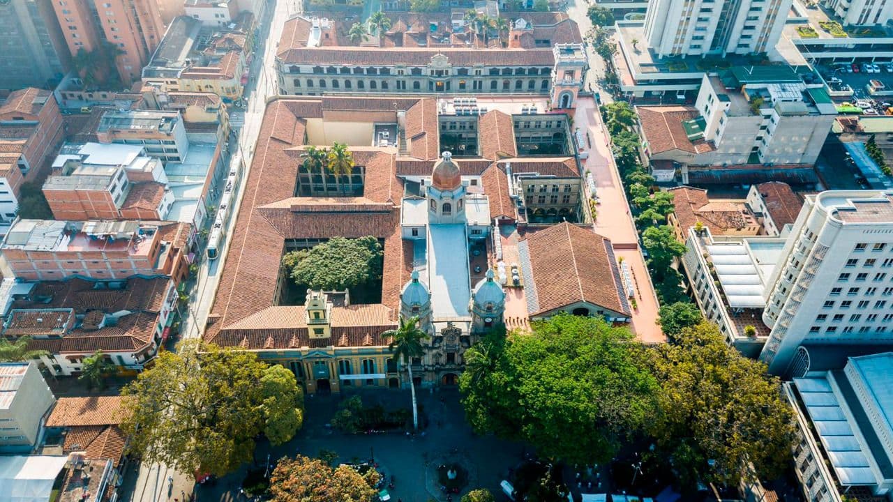 Claustro de San Ignacio desde arriba.