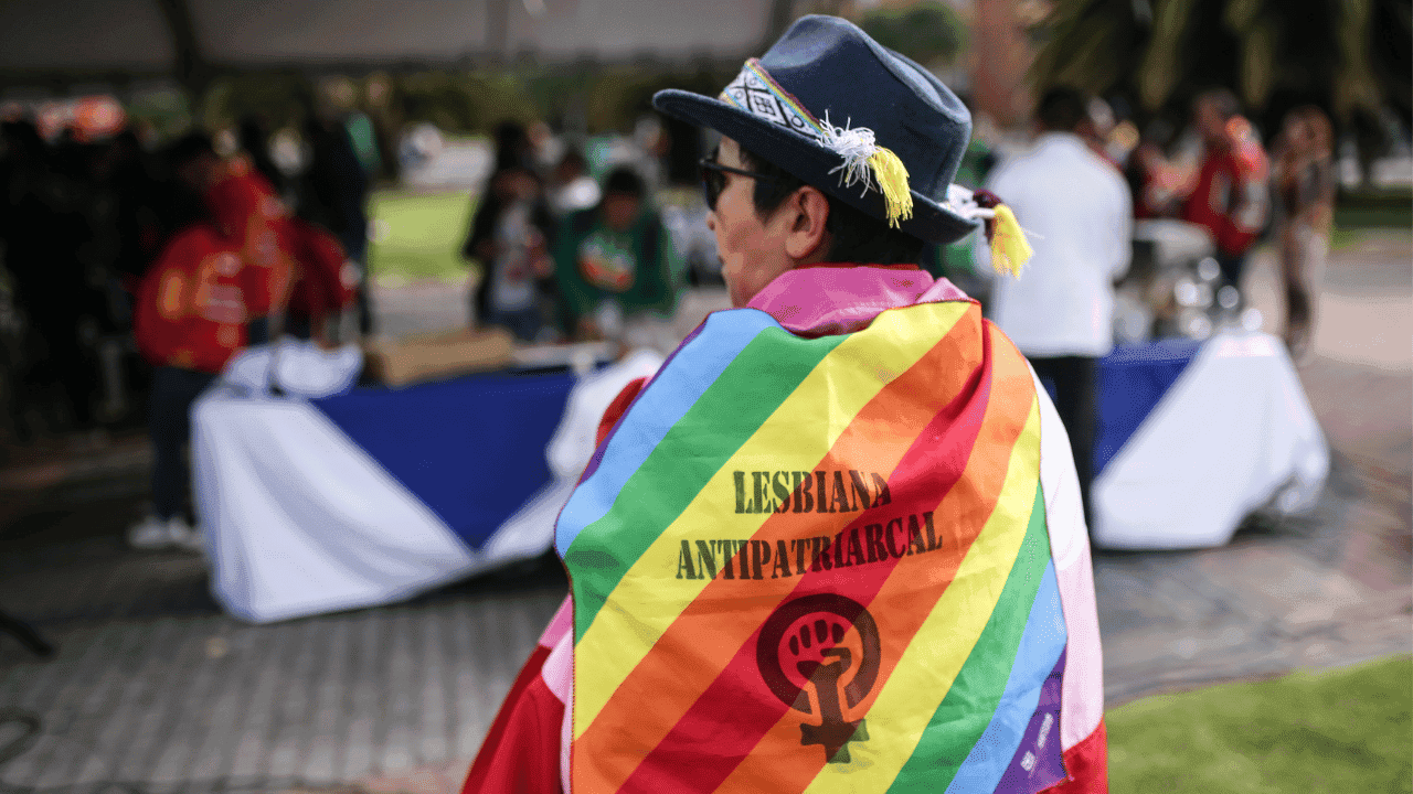 LGTBIQ+ marcha en Bogotá