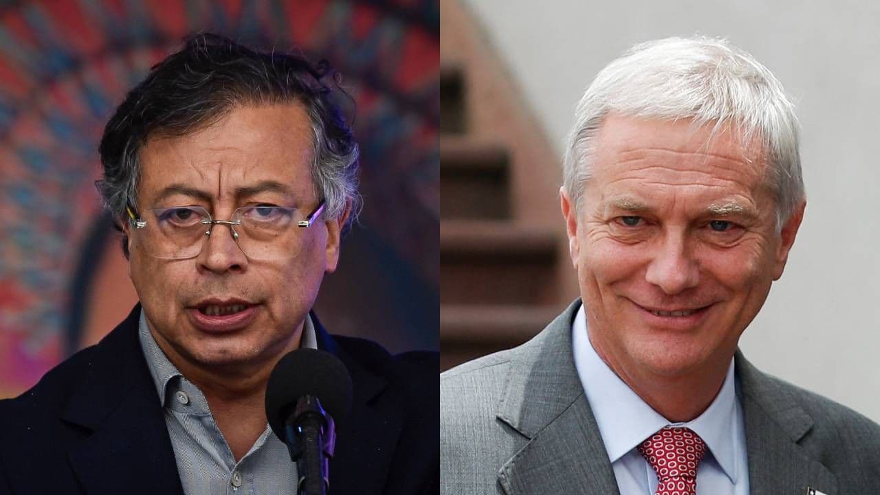 Gustavo Petro, presidente de Colombia y José Antonio Kast, presidente electo de Chile