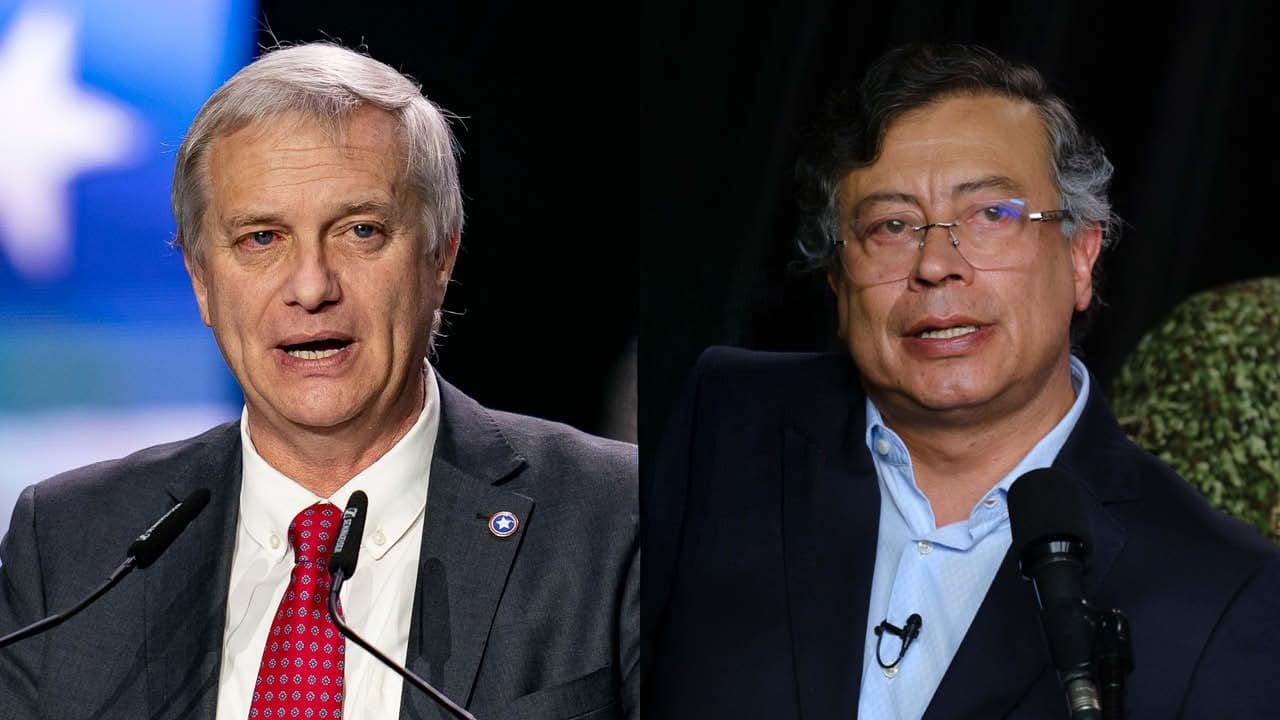 José Antonio Kast y Gustavo Petro.