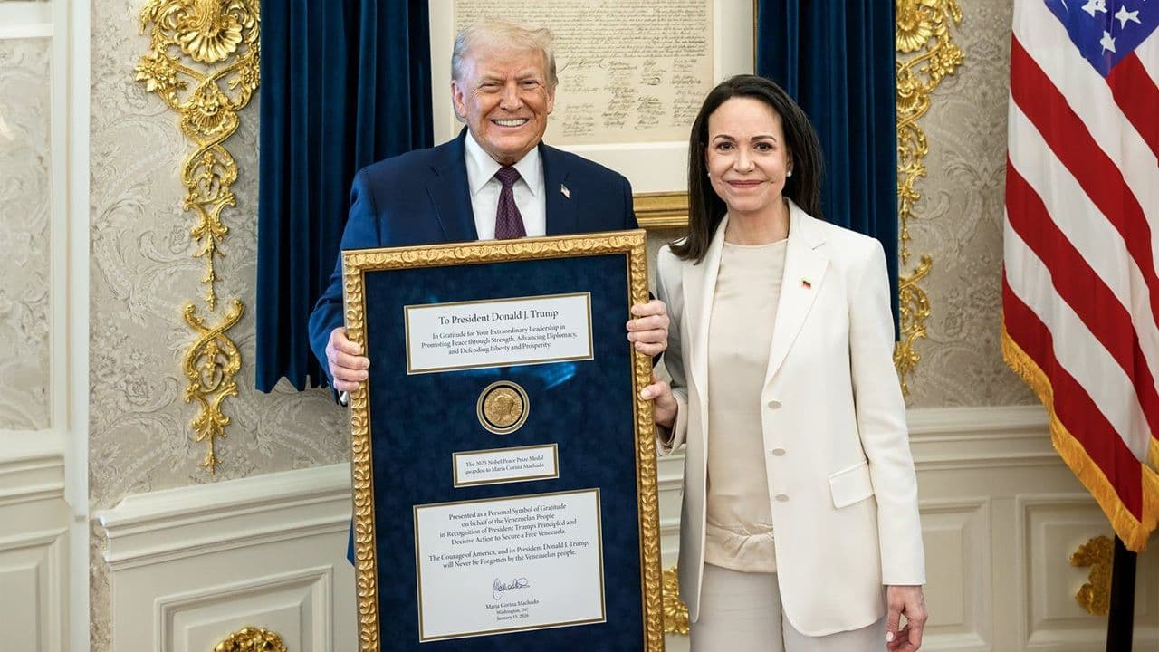 trump y machado