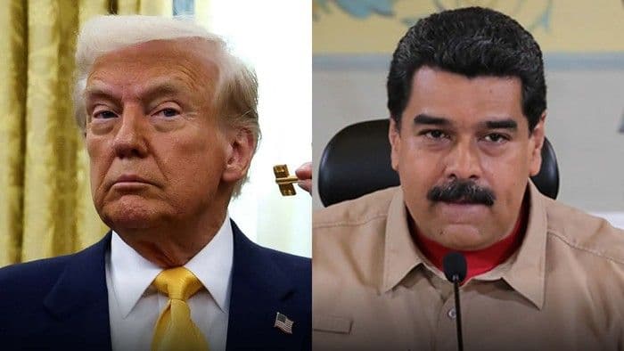 Maduro y Trump sobre transición política
