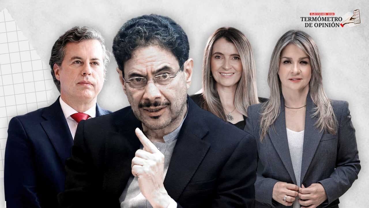 Iván Cepeda, Paloma Valencia, Vicky Dávila encuesta