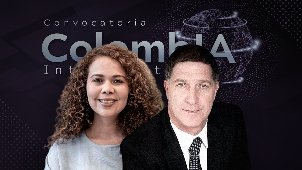 La ministra de Ciencia, Yesenia Olaya Requene y el presidente de InterNexa, Saúl Kattan. La ministra de Ciencia, Yesenia Olaya Requene y el presidente de InterNexa, Saúl Kattan.