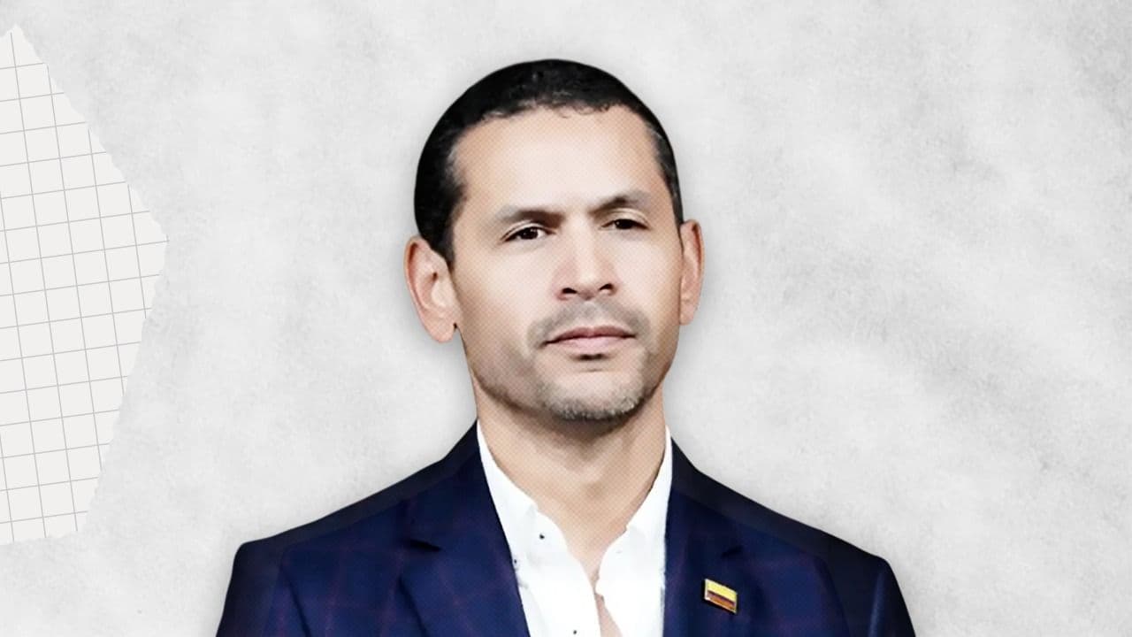 Daniel Palacios, candidato a la Presidencia por el movimiento Rescatemos a Colombia.