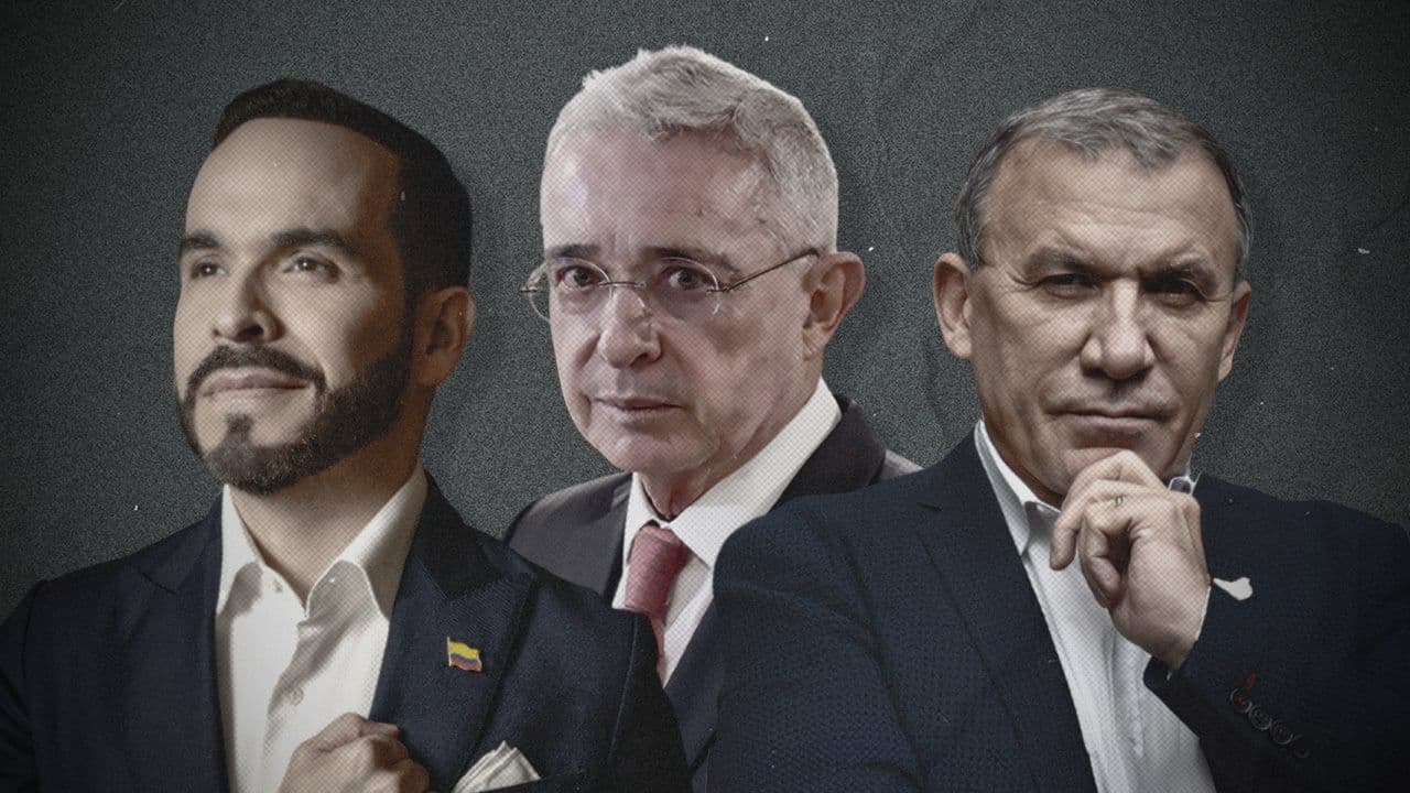 Abelardo de la Espriella, Álvaro Uribe y Roy Barreras