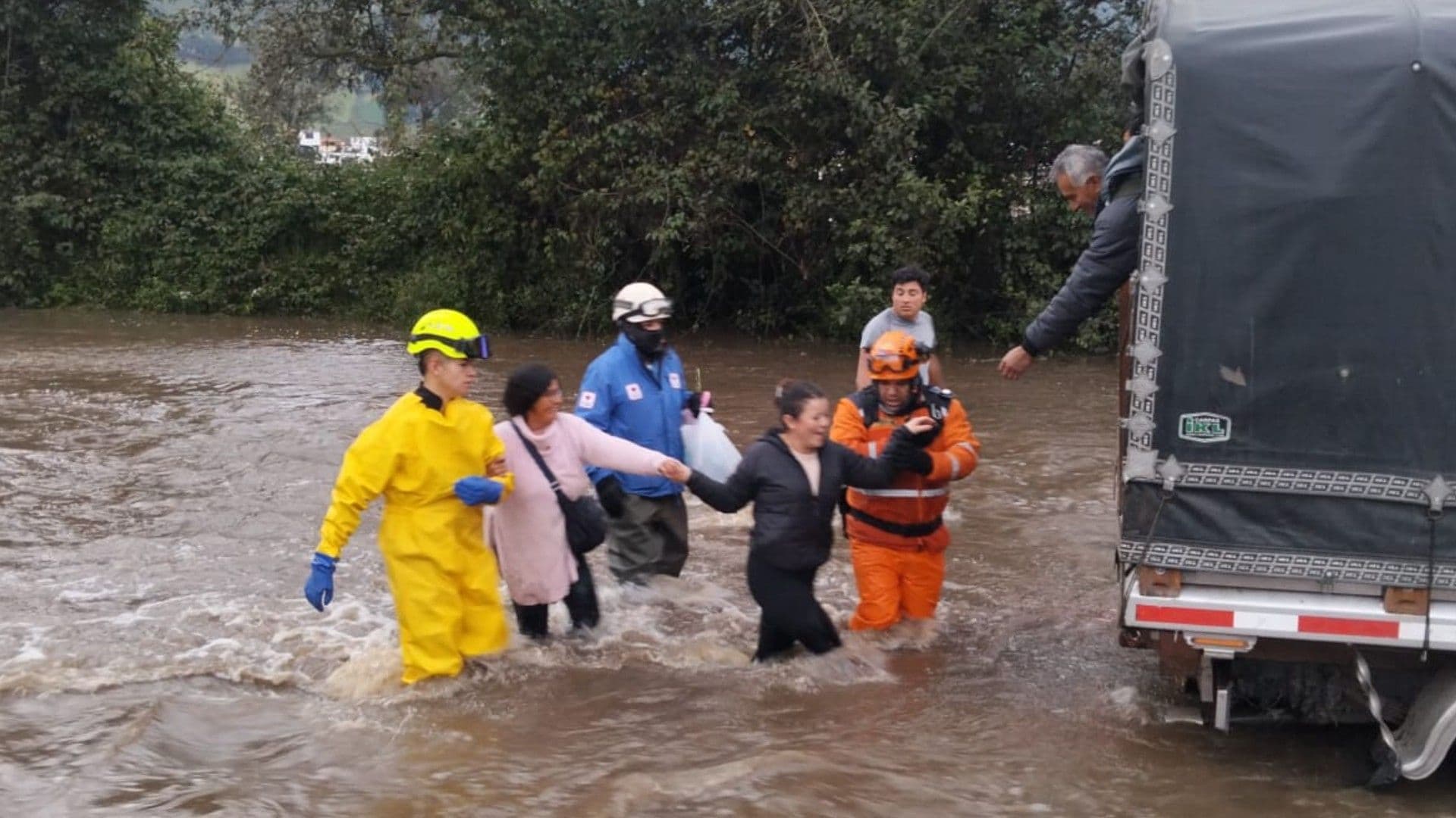 Inundaciones en Faca.