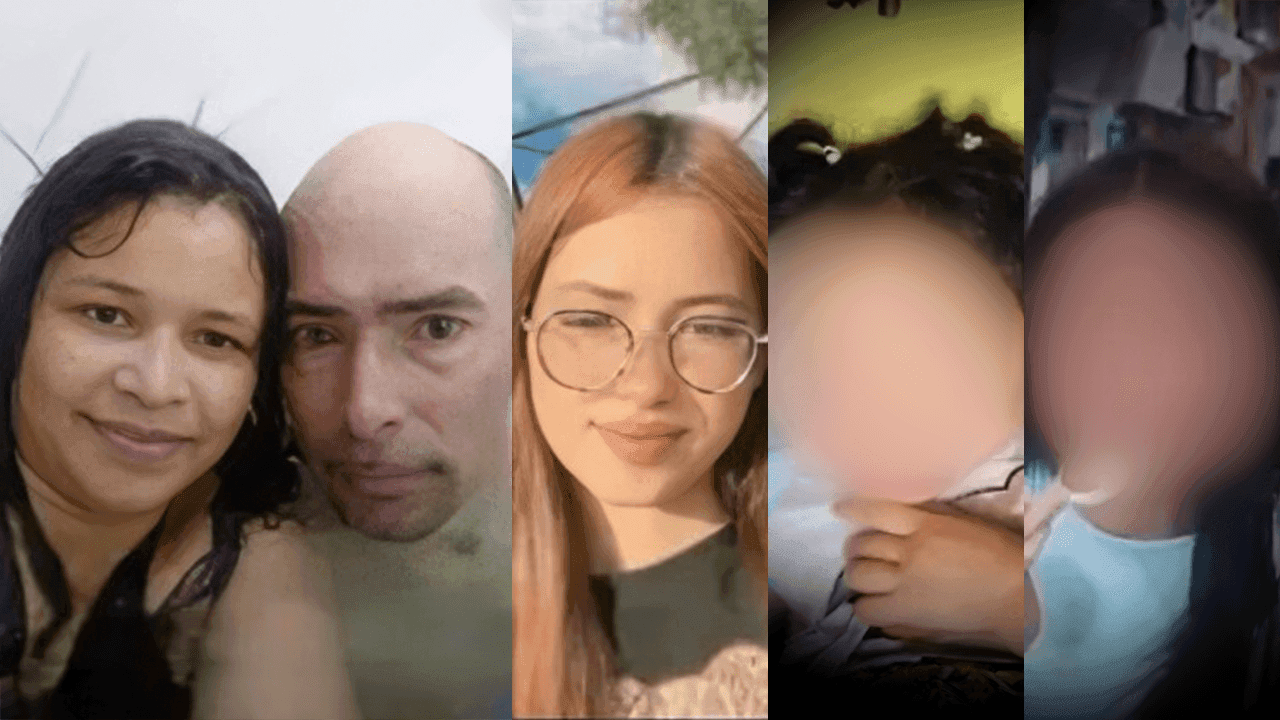 Familia desaparecida en Bogotá. Créditos: Fiscalía