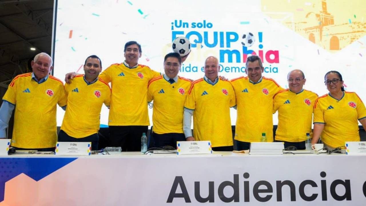 CNE estrategia Un solo equipo, Colombia unida en democracia