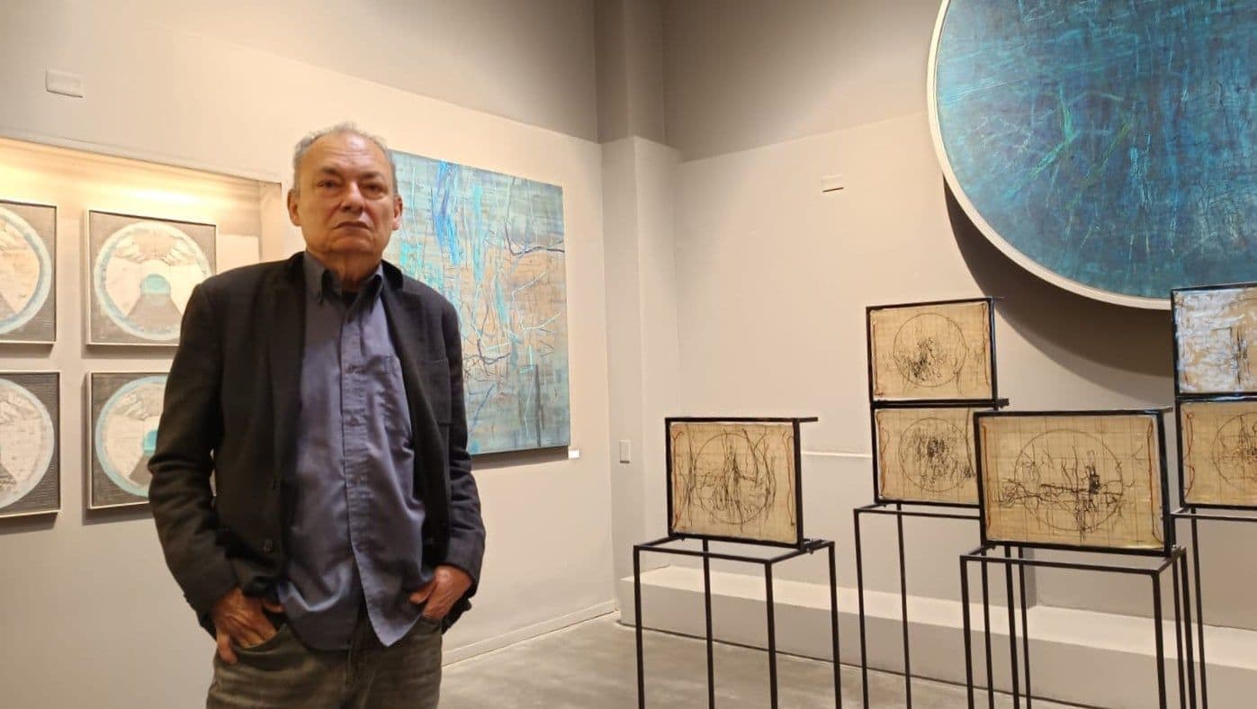 Carlos Salas en la Galería Baobah
