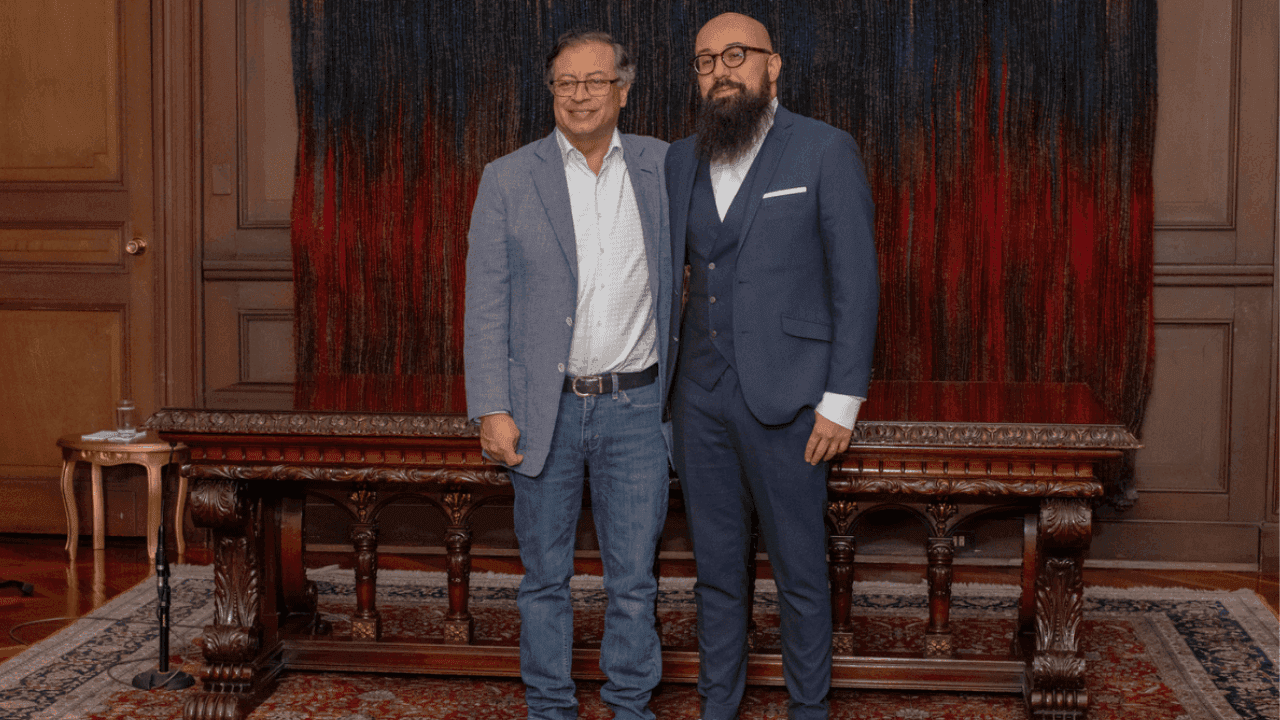 Carlos Carrillo y Gustavo Petro.