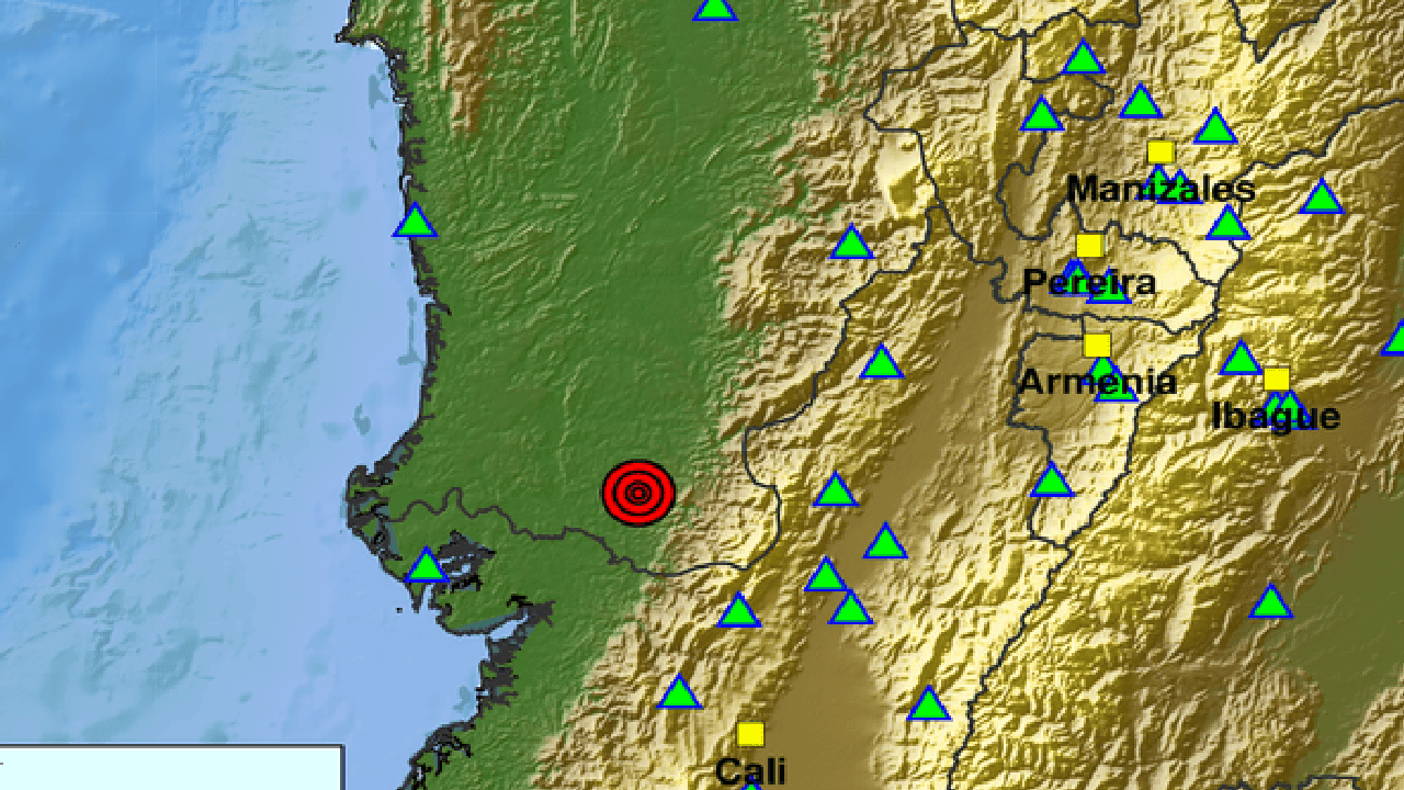 Temblor en chocó