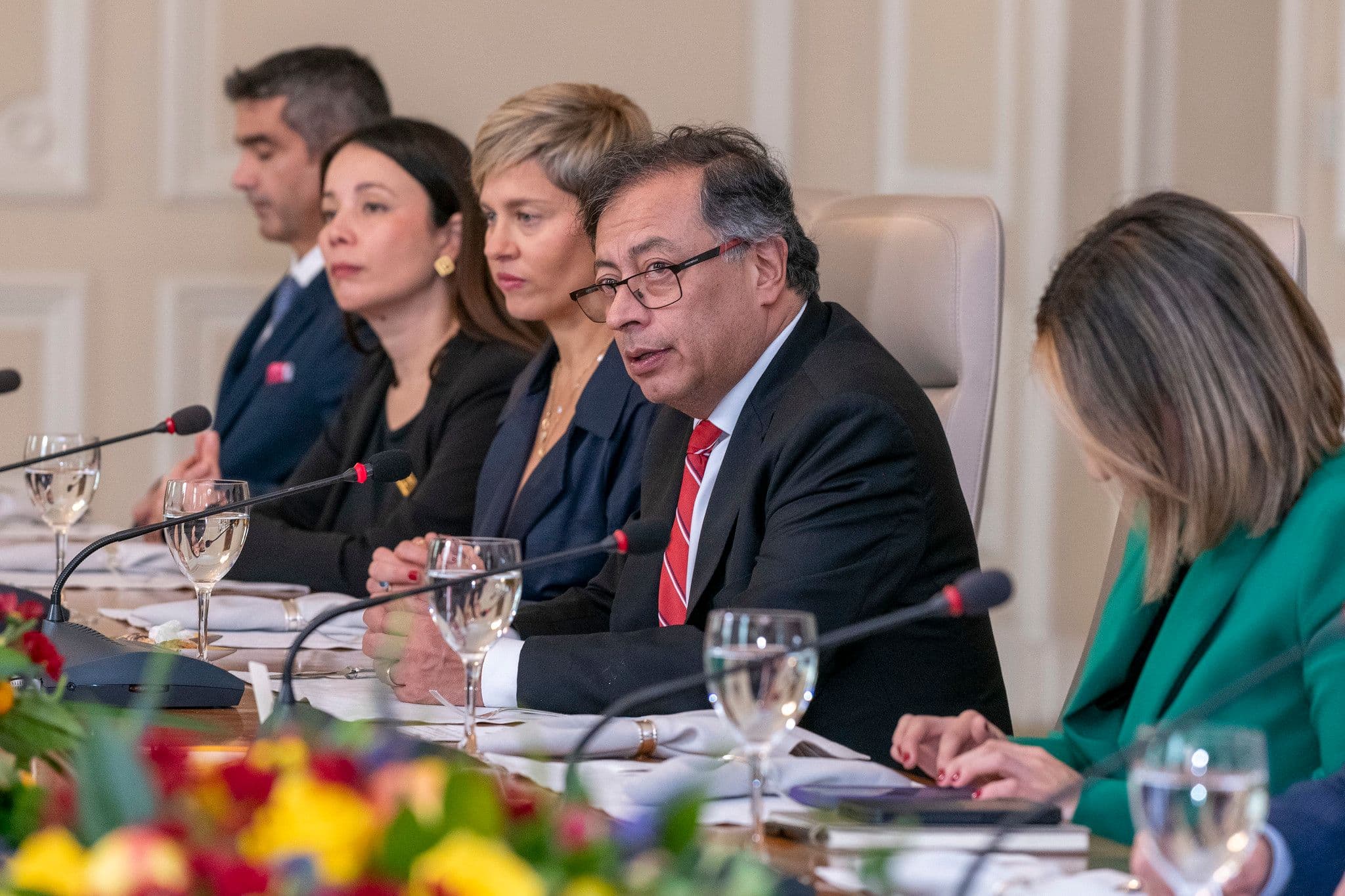 Gustavo Petro y Verónica Alcocer Gustavo Petro y Verónica Alcocer