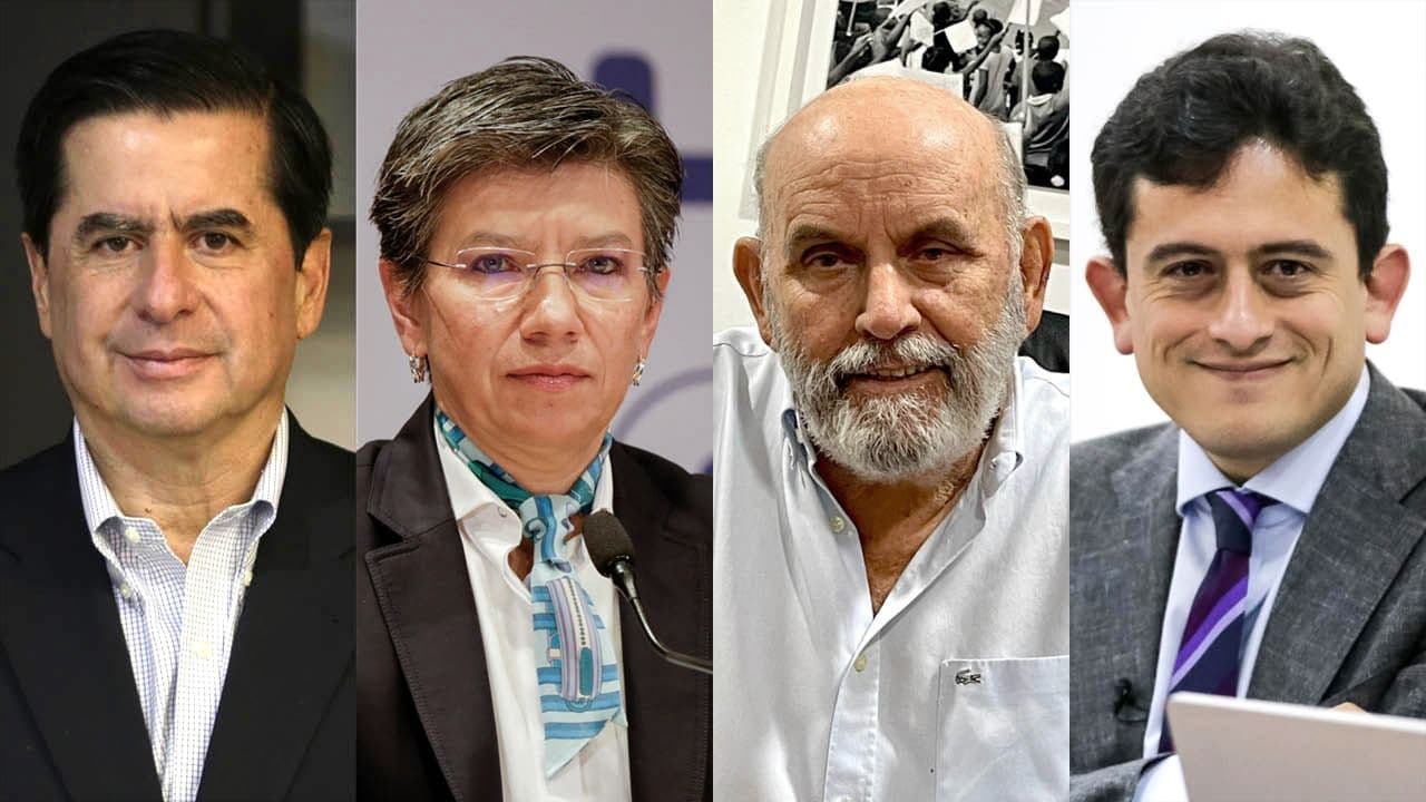 Juan Fernando Cristo, Claudia López, Mauricio Armitage y Luis Carlos Reyes. Juan Fernando Cristo, Claudia López, Mauricio Armitage y Luis Carlos Reyes.