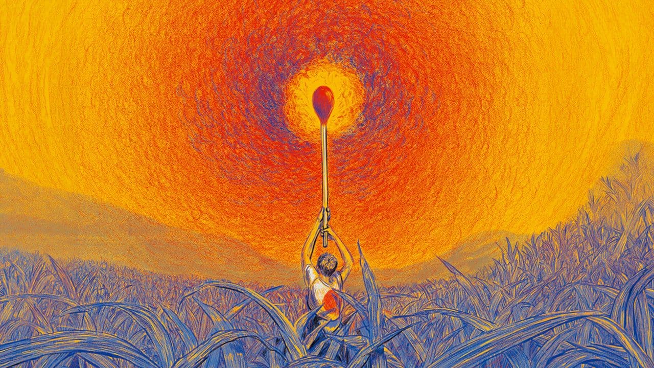La Rosa y El Farolero. Ilustración de Jorge Carvjal. La Rosa y El Farolero. Ilustración de Jorge Carvjal.