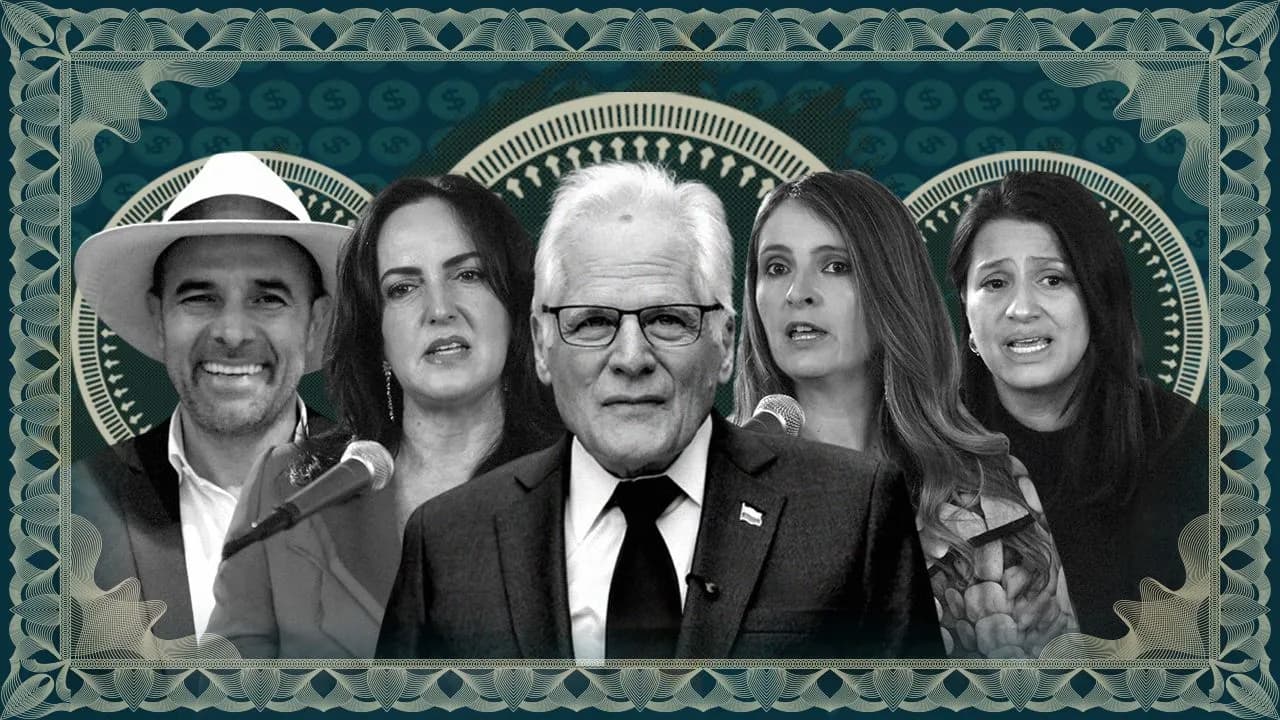 Billetera de los presidenciables en el Centro Democrático Billetera de los presidenciables en el Centro Democrático