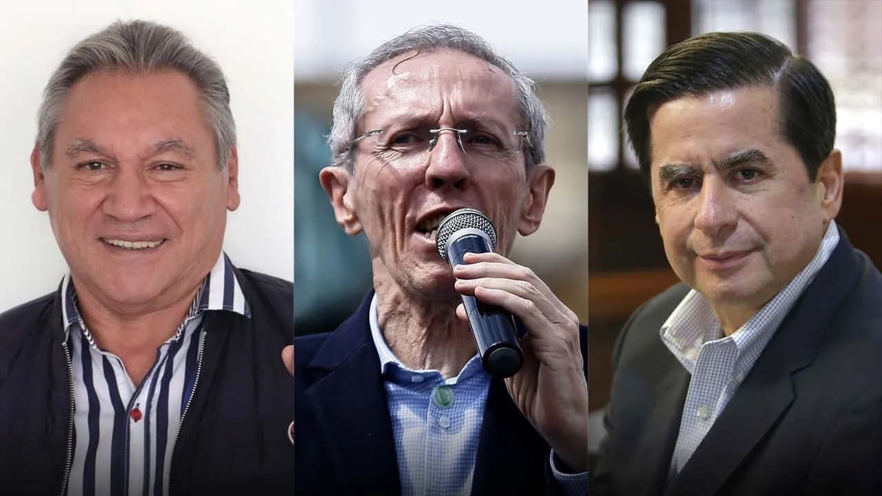 Rodrigo Romero, Antonio Navarro y Juan Fernando Cristo Rodrigo Romero, Antonio Navarro y Juan Fernando Cristo