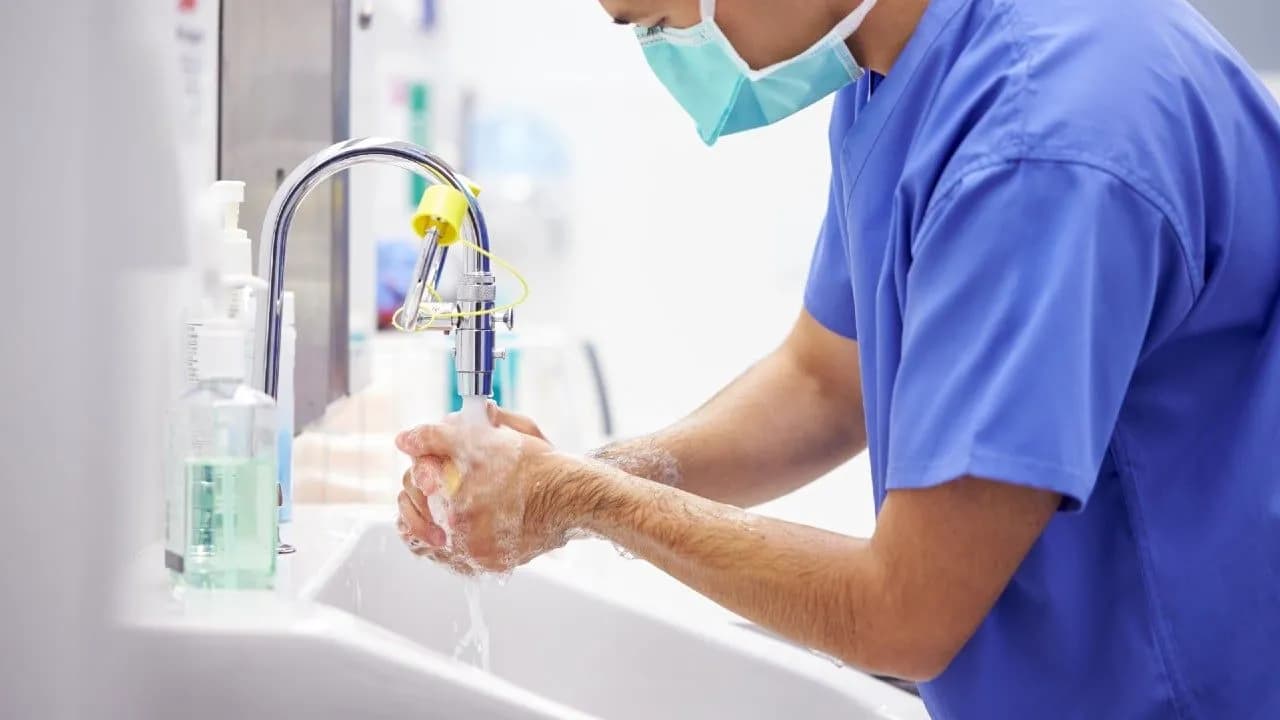 lavado de manos, personal médico lavado de manos, personal médico