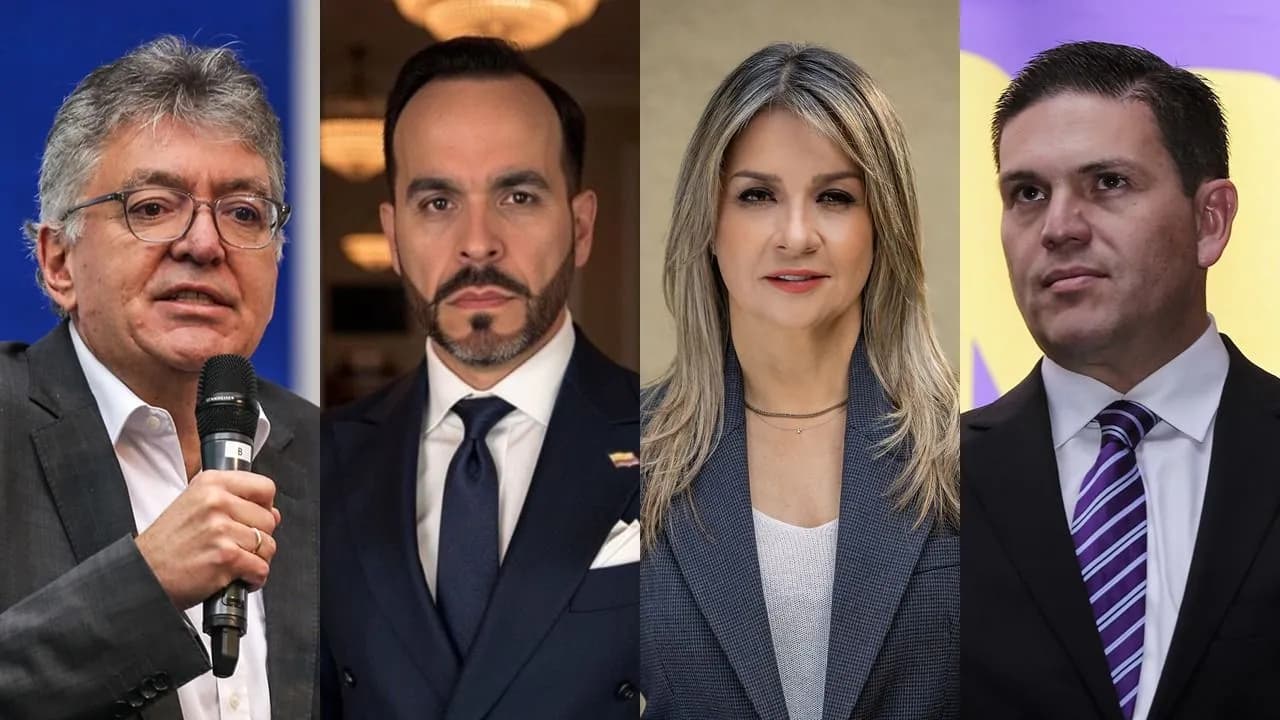 Mauricio Cárdenas, Abelardo de la Espriella, Vicky Dávila, Juan Carlos Pinzón. Mauricio Cárdenas, Abelardo de la Espriella, Vicky Dávila, Juan Carlos Pinzón.