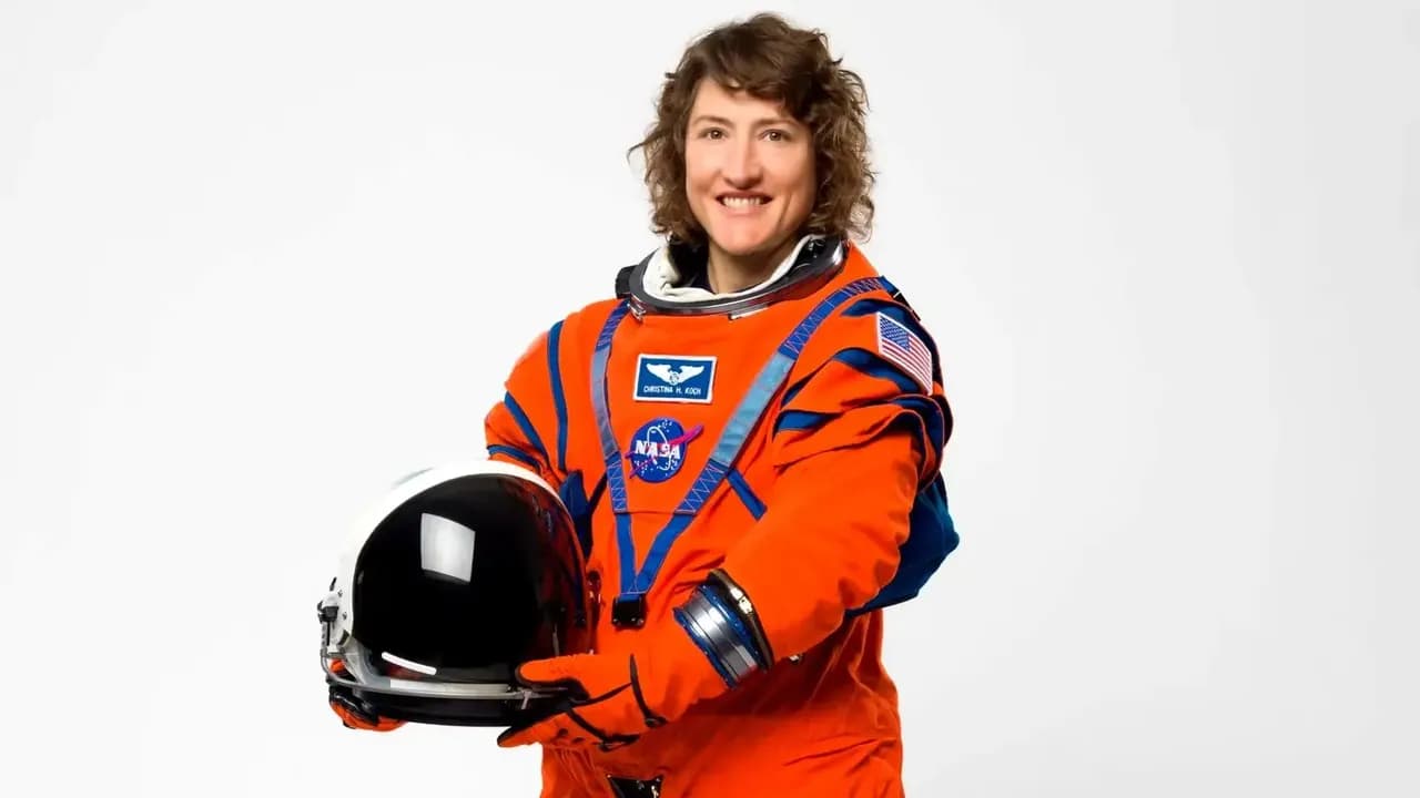 Christina Koch se convirtió en la primera mujer en viajar alrededor de la Luna Christina Koch se convirtió en la primera mujer en viajar alrededor de la Luna