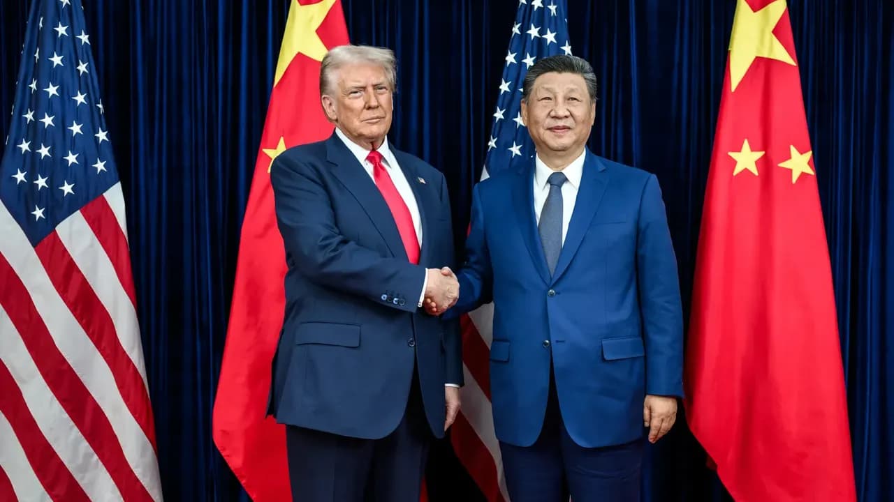 Donald Trump junto a Xi Jinping Donald Trump junto a Xi Jinping